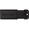 Verbatim PinStripe USB 3.0 Flash Drive, 16 GB, Black 49316